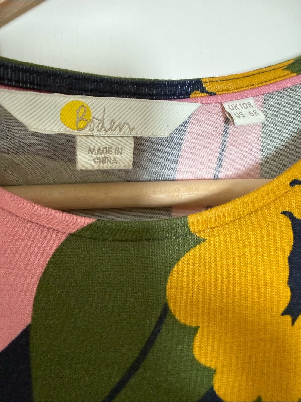 Boden Colorful Floral Jersey Knit Maxi Dress Coquette Cottagecore Sunflower - Picture 3 of 8
